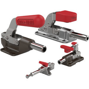 STRAIGHT LINE ACTION CLAMPS FOR ASSEMBLY, TESTING & MORE